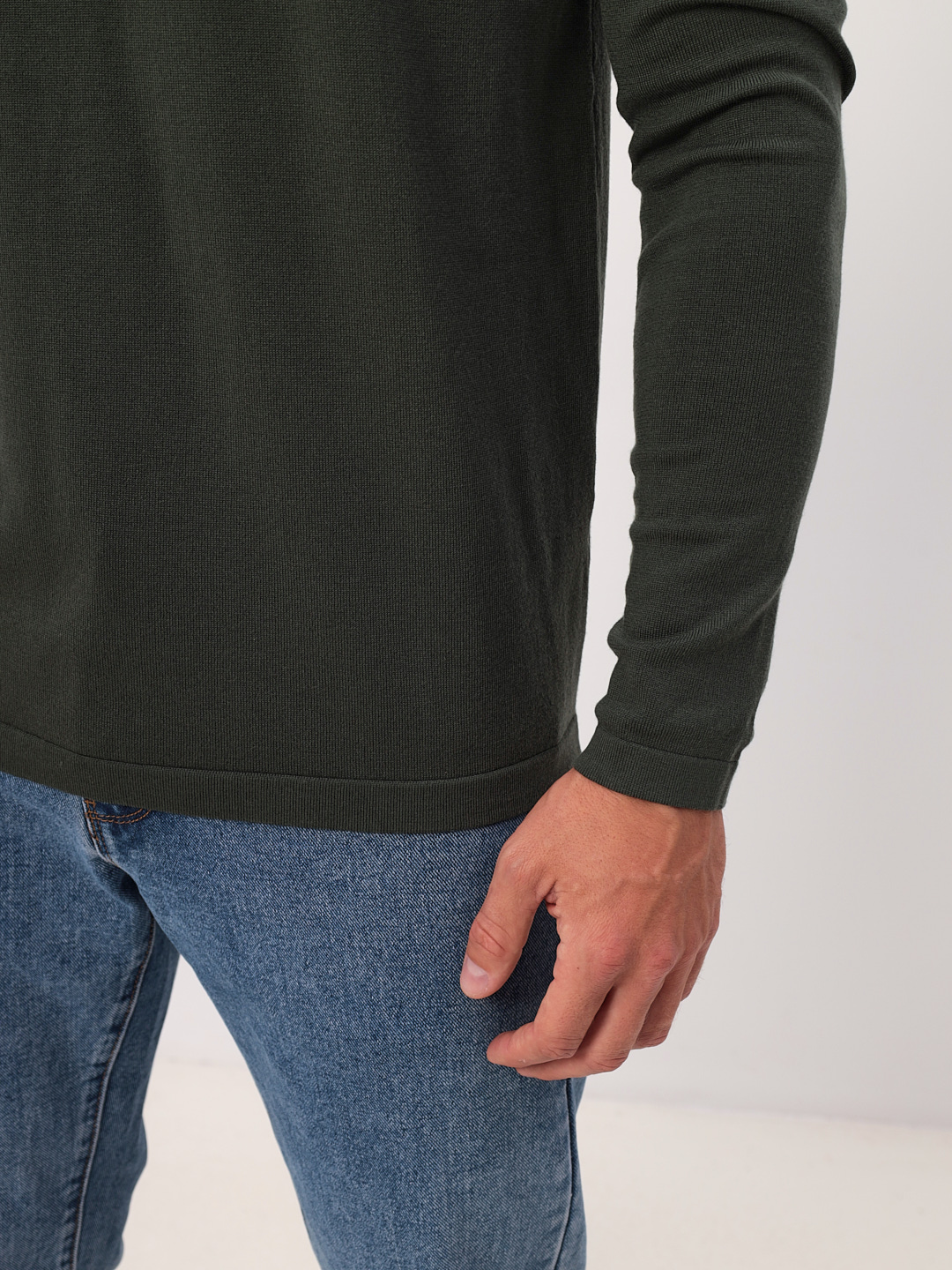 G121-T092  (хаки) Джемпер мужской