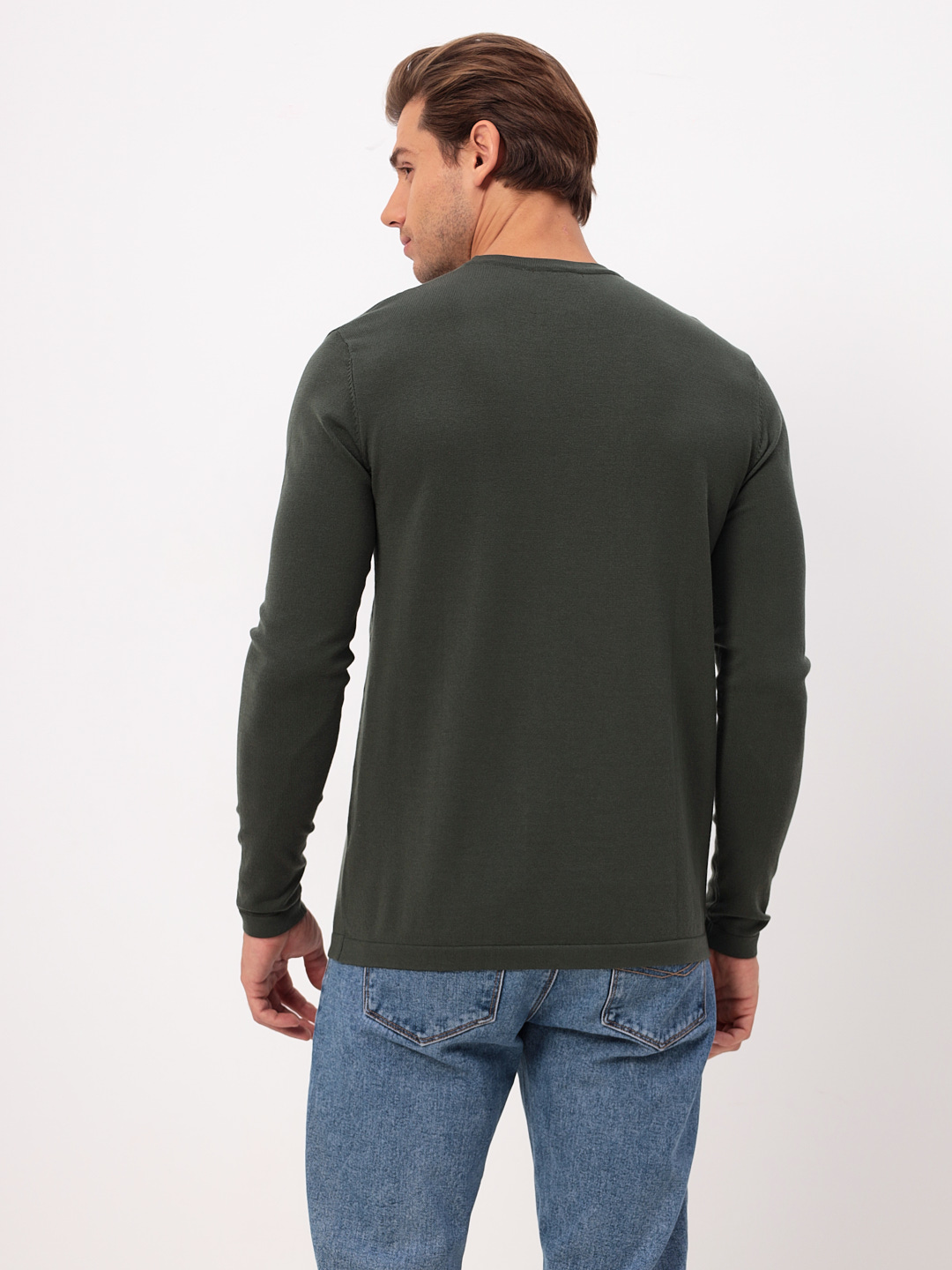 G121-T092  (хаки) Джемпер мужской