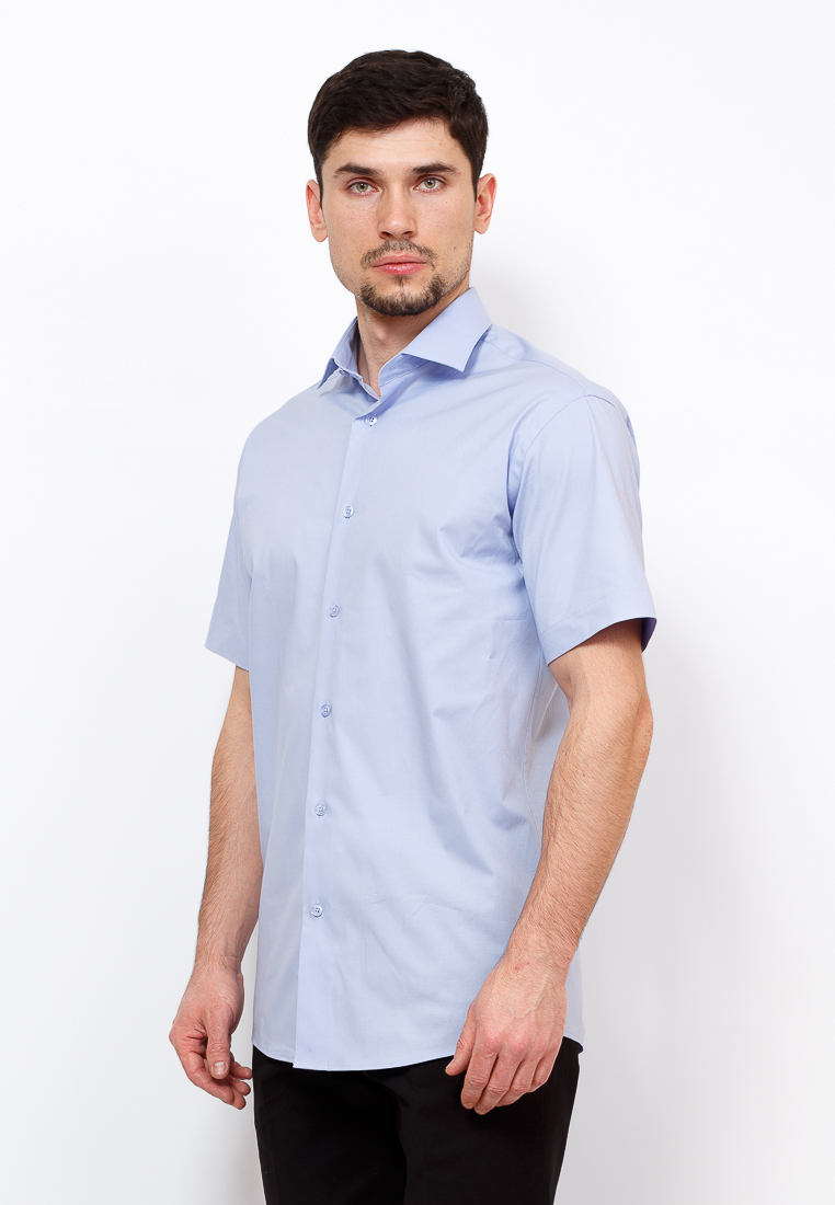 220/107/6403/Z STRETCH Сорочка мужская короткий рукав