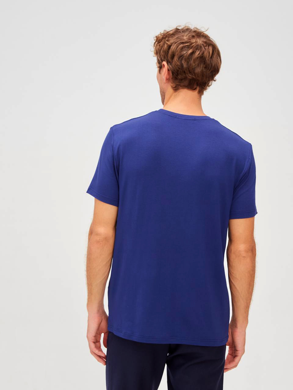 G145-V-INDIGO (синий) Футболка мужская короткий рукав