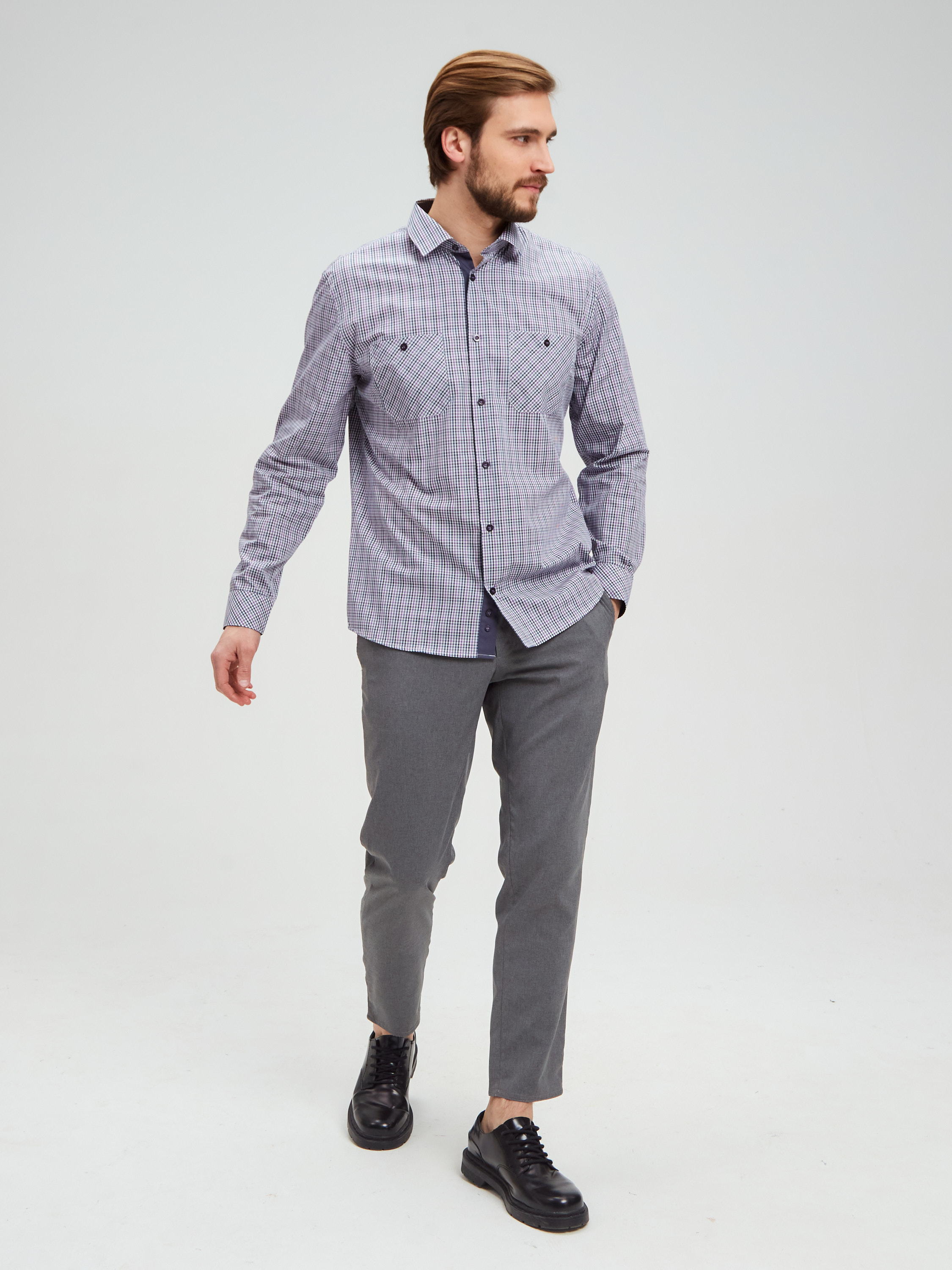 S375/231/182/ZN/1p Сорочка мужская длинный рукав