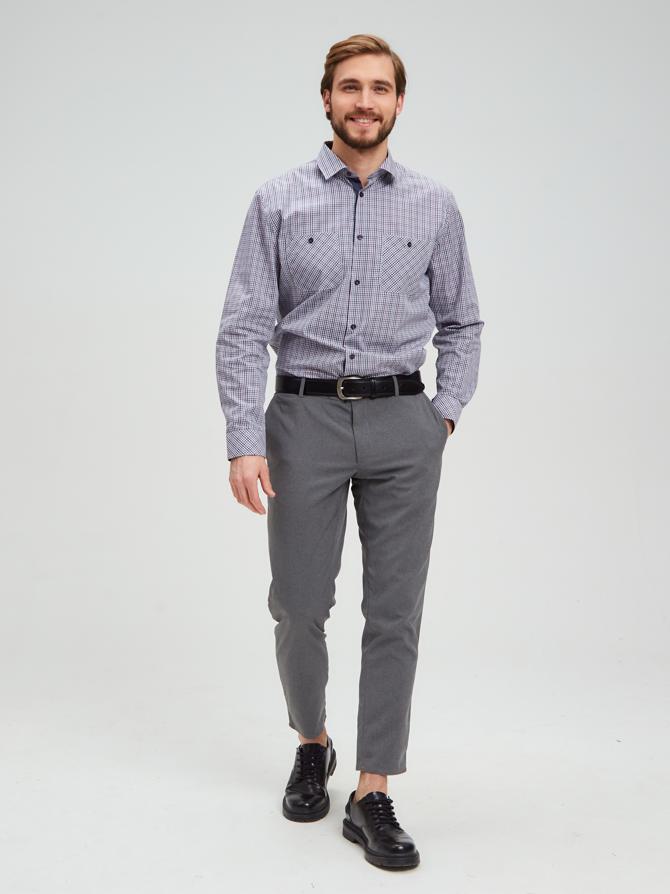 S375/231/182/ZN/1p Сорочка мужская длинный рукав