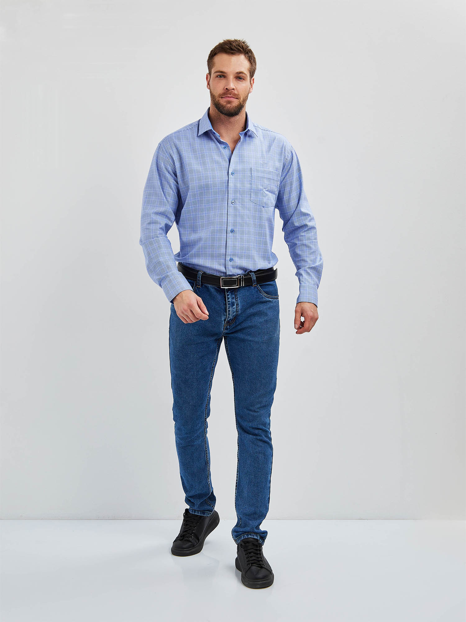 215/111/4561/1p Сорочка мужская длинный рукав