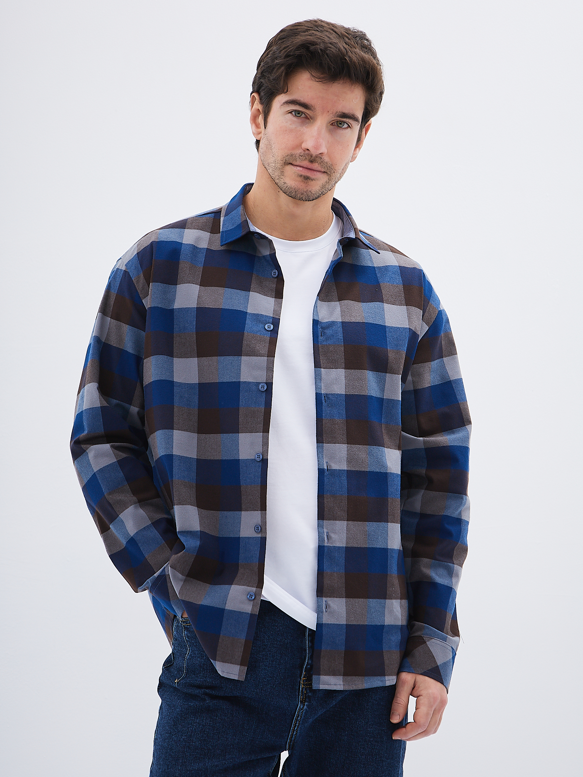 S525/219/0945/1 Сорочка мужская длинный рукав