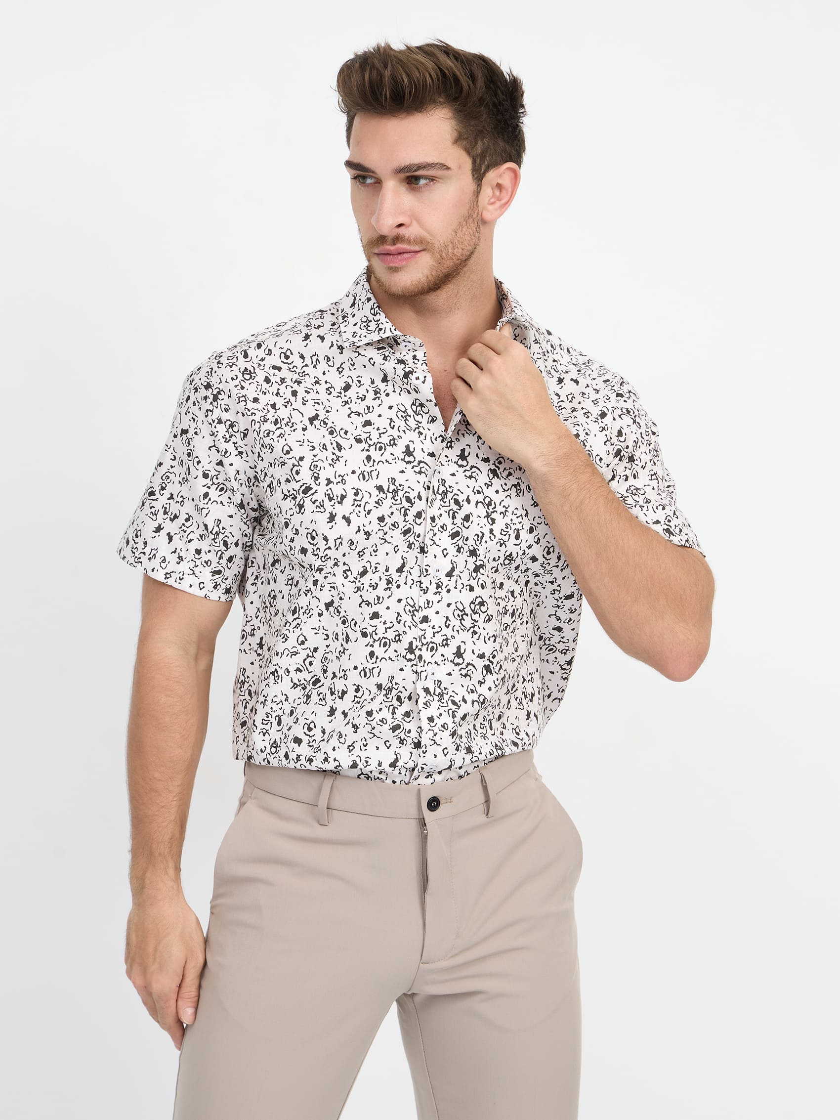 153/201/9483/Z/1p Сорочка мужская короткий рукав