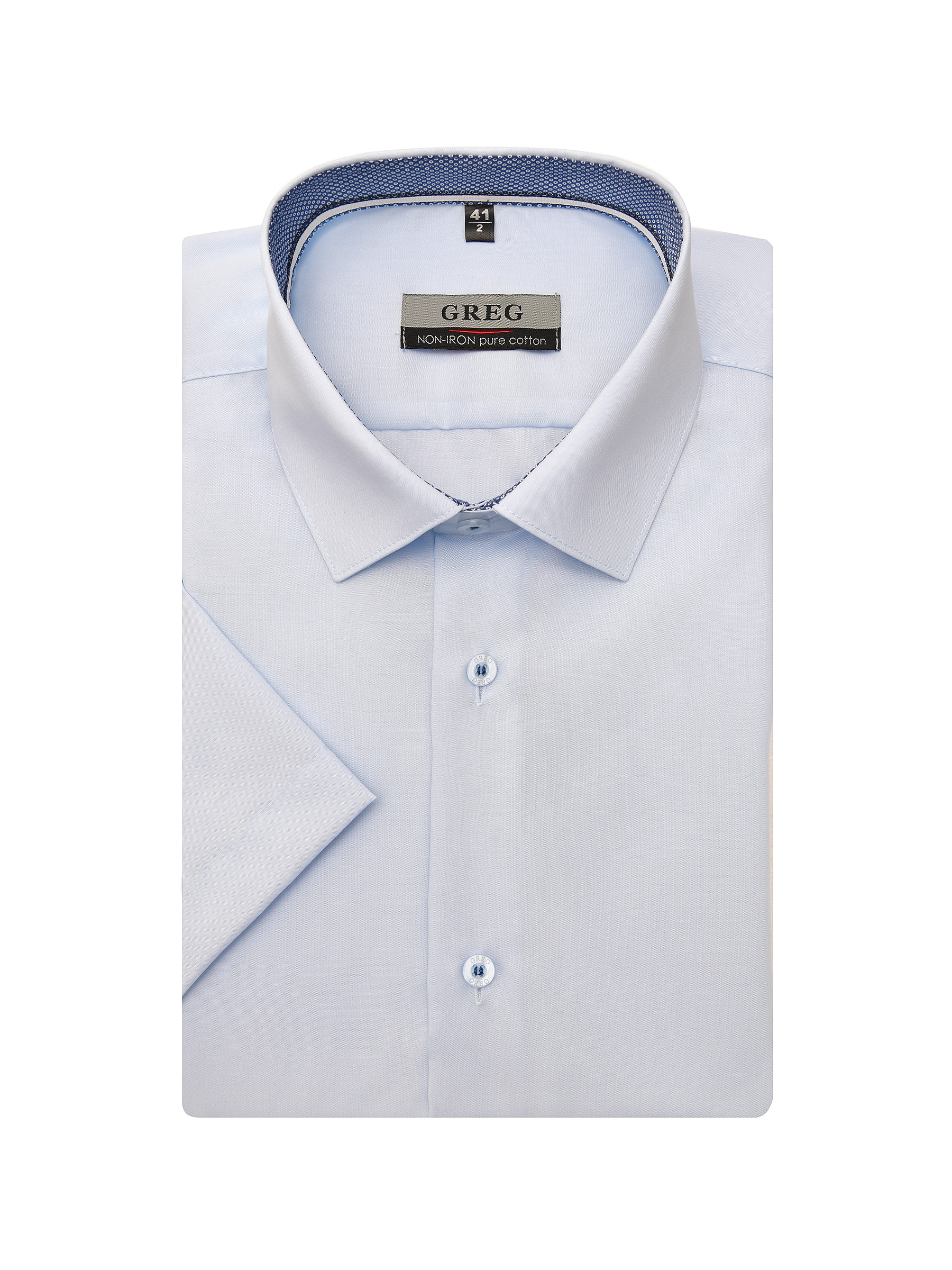 210/201/5283/Z/2p Сорочка мужская короткий рукав