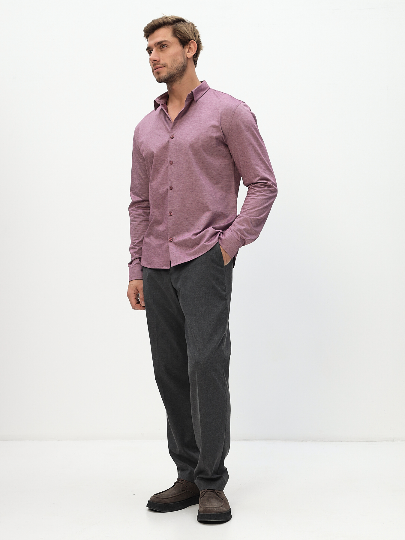 SK613/131/1635/SZR Рубашка трикотажная мужская