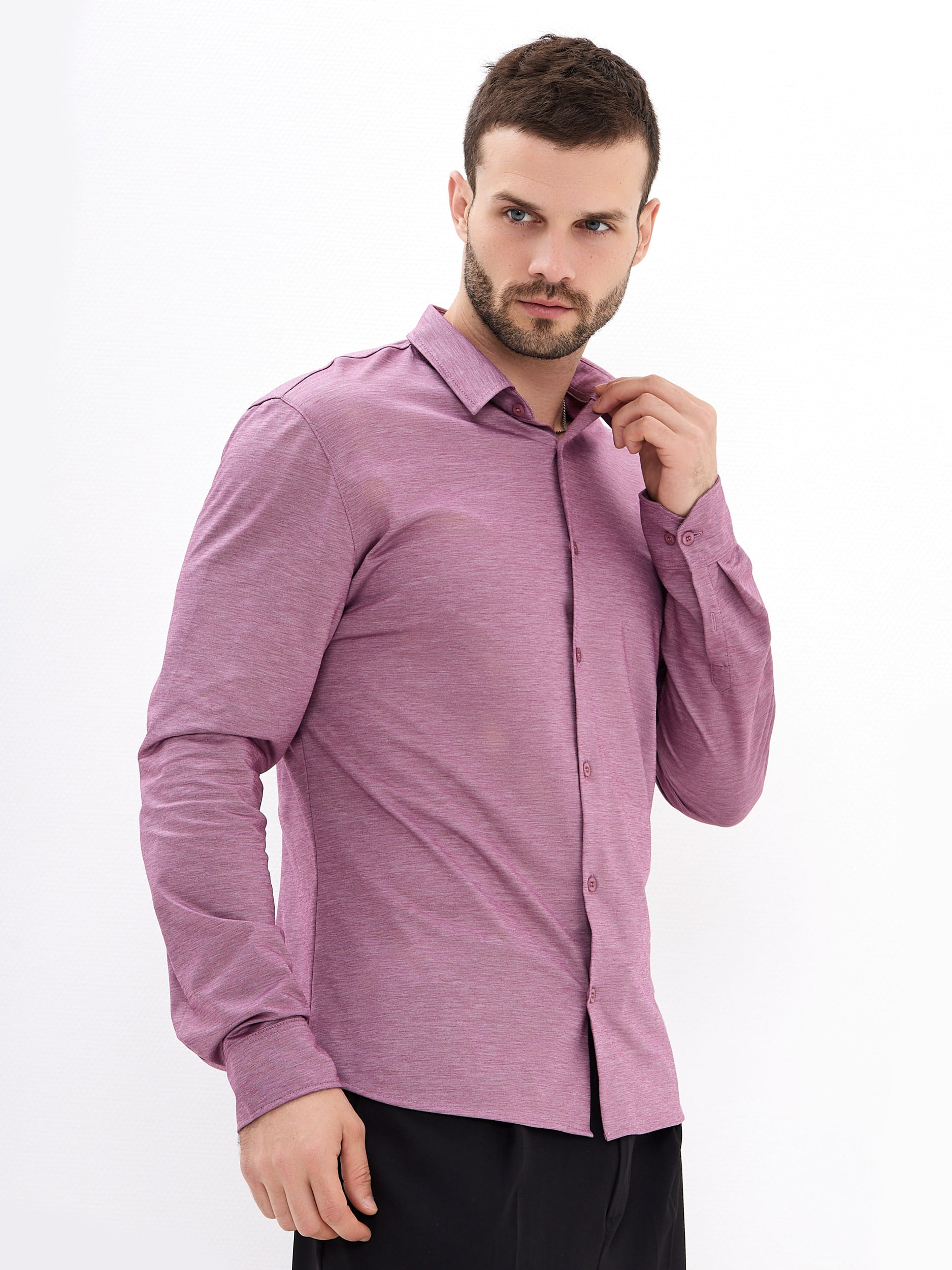 SK613/131/1635/SZR Рубашка трикотажная мужская