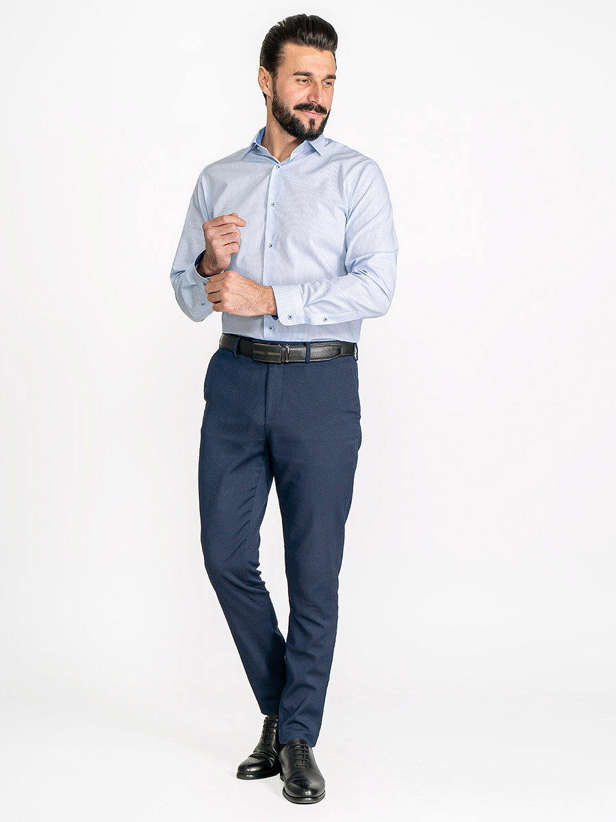 211/131/ROM/ZN/1p Сорочка мужская длинный рукав