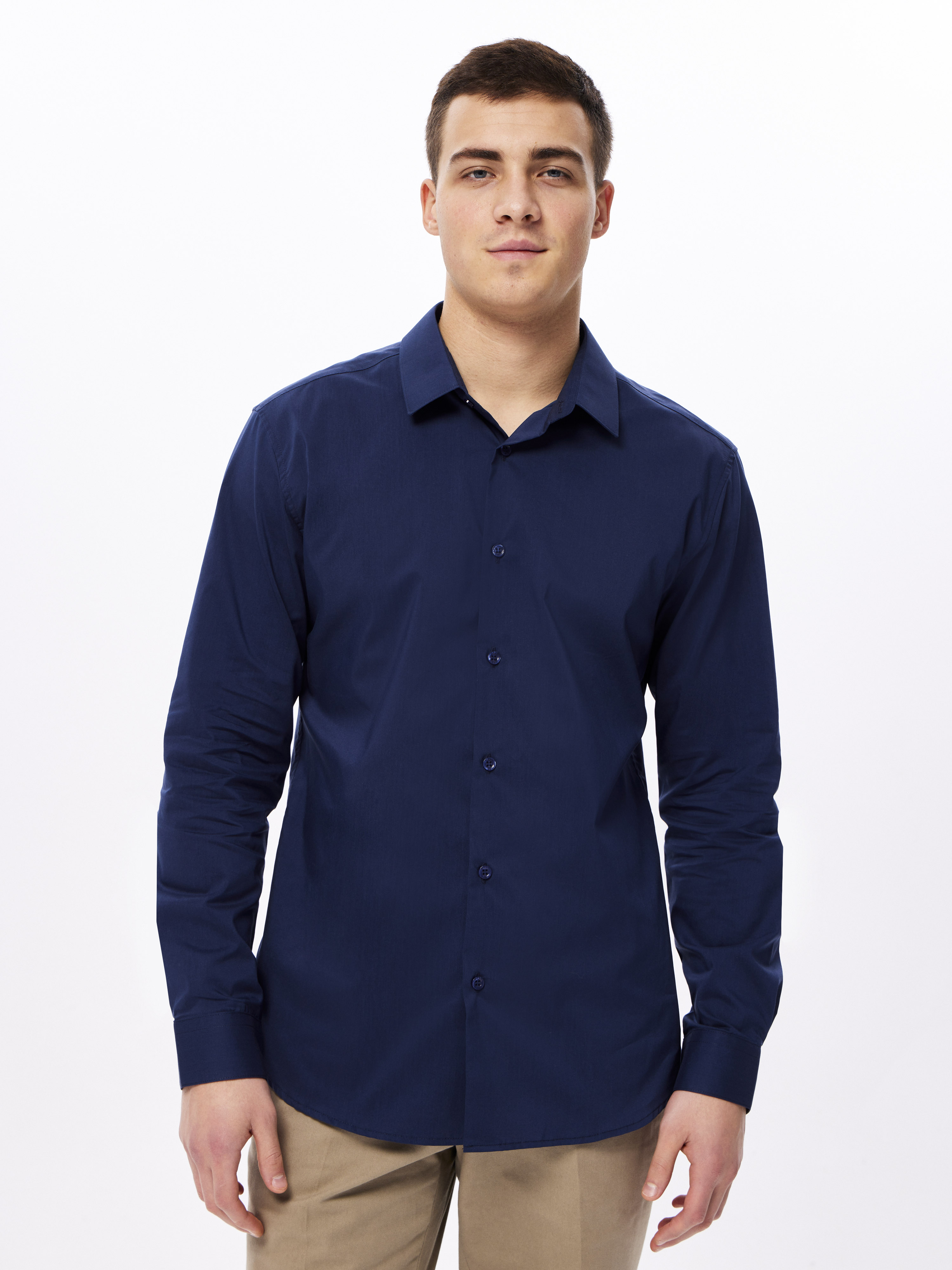 240/238/NB/SZR STRETCH Сорочка мужская длинный рукав