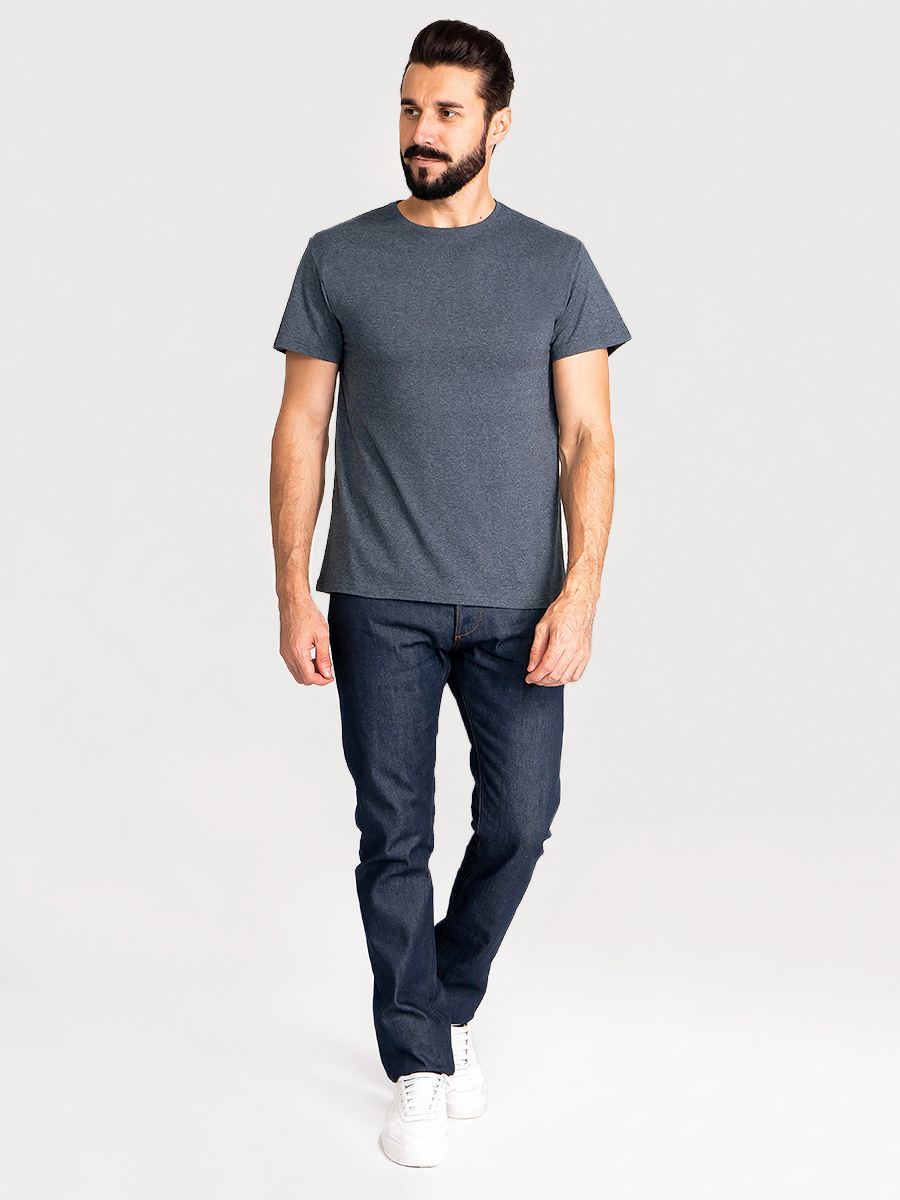 G145-RM-6014 (антрацит м.) Футболка мужская короткий рукав