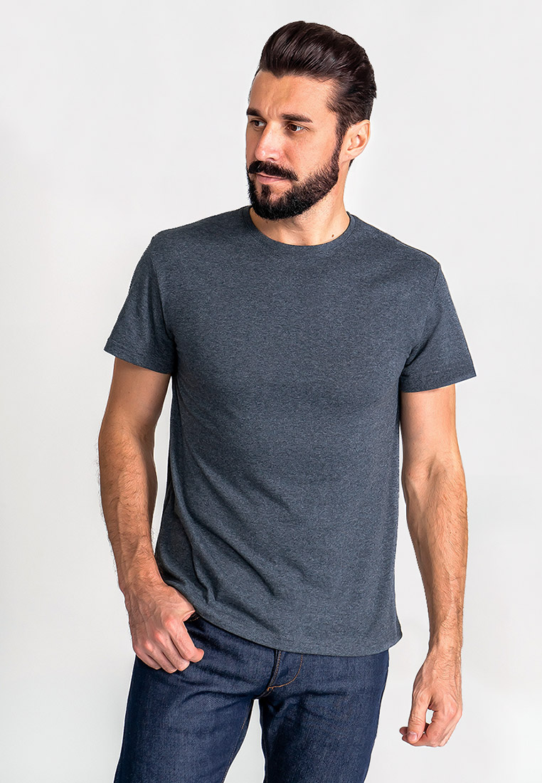G145-RM-6014 (антрацит м.) Футболка мужская короткий рукав
