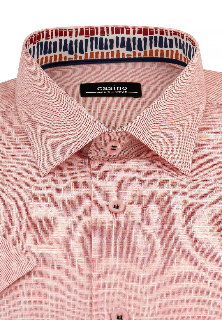 c610/051/FLOR/Z/1p Сорочка мужская короткий рукав