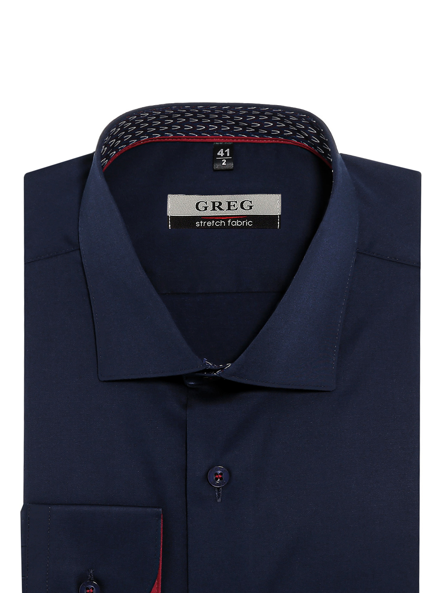 240/118/0008/1p STRETCH Сорочка мужская длинный рукав