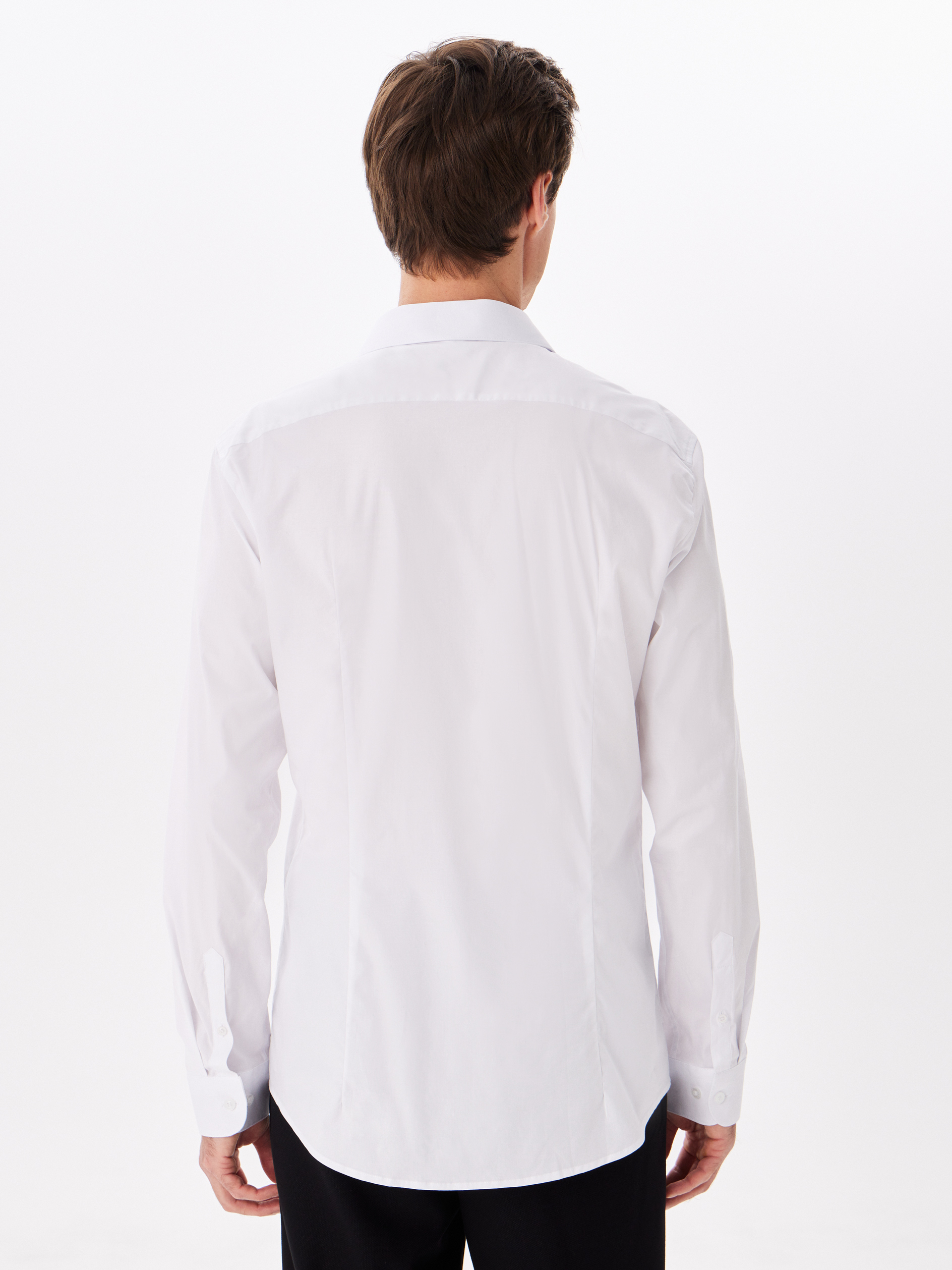 100/237/WH/ZVN STRETCH Сорочка мужская длинный рукав