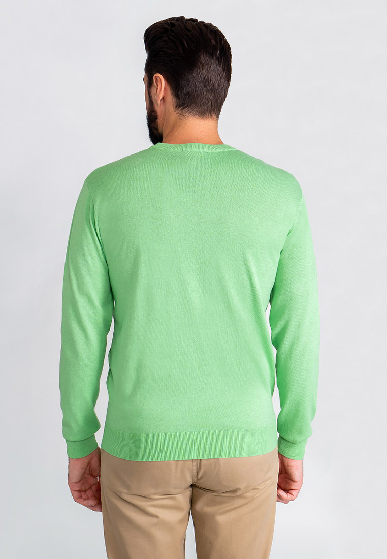 G121-AC165 (св.салат) Джемпер мужской
