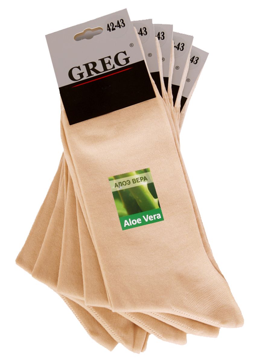 G-14/02 бежевый Носки мужские (в упаковке 5 пар)