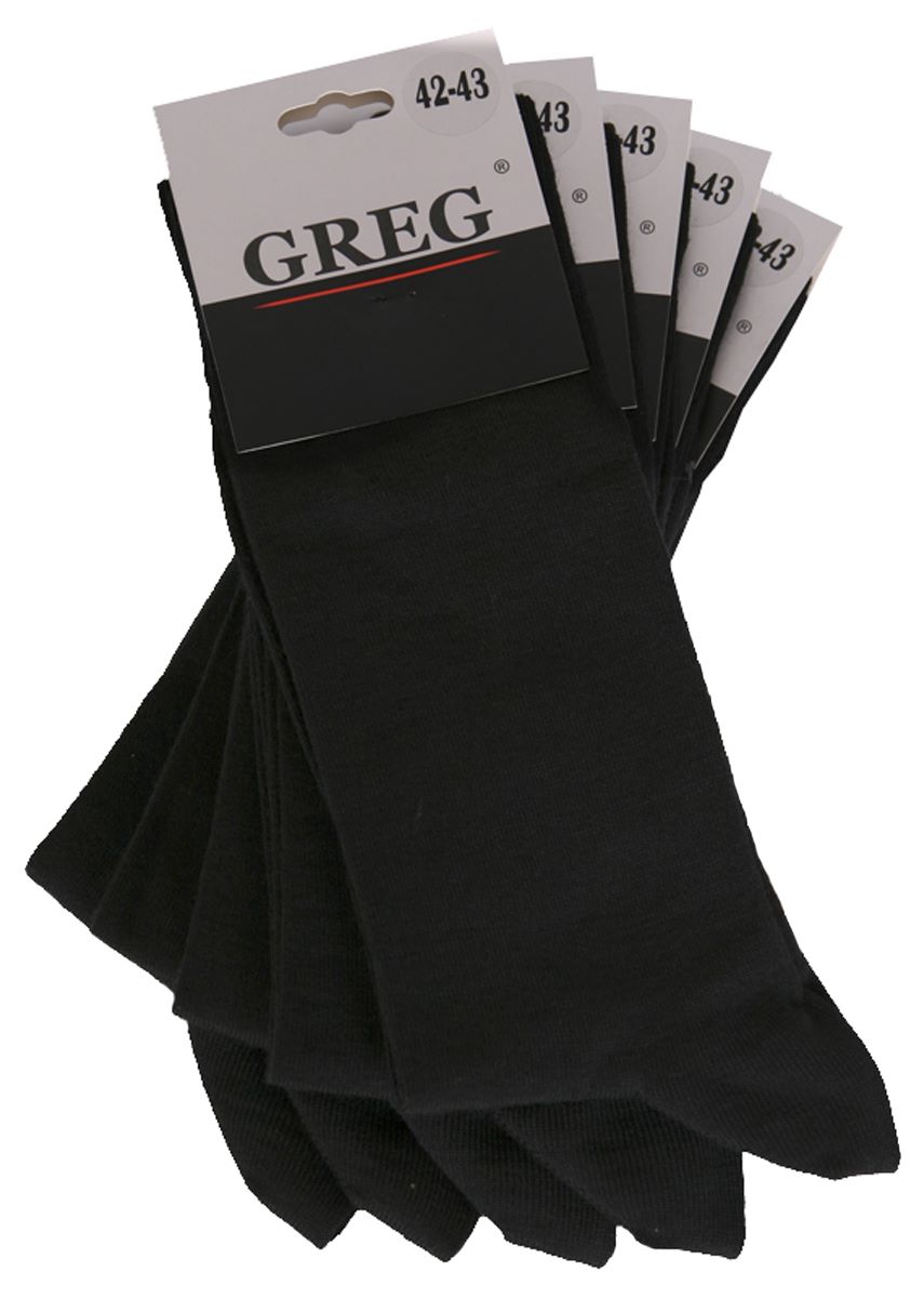 G-3/01 черный Носки мужские (в упаковке 5 пар)