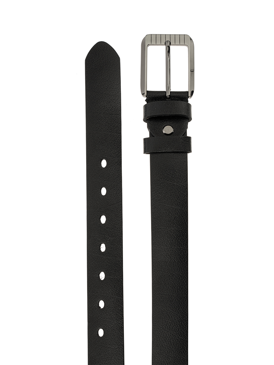GЯ420 гладк. черный Ремень мужской