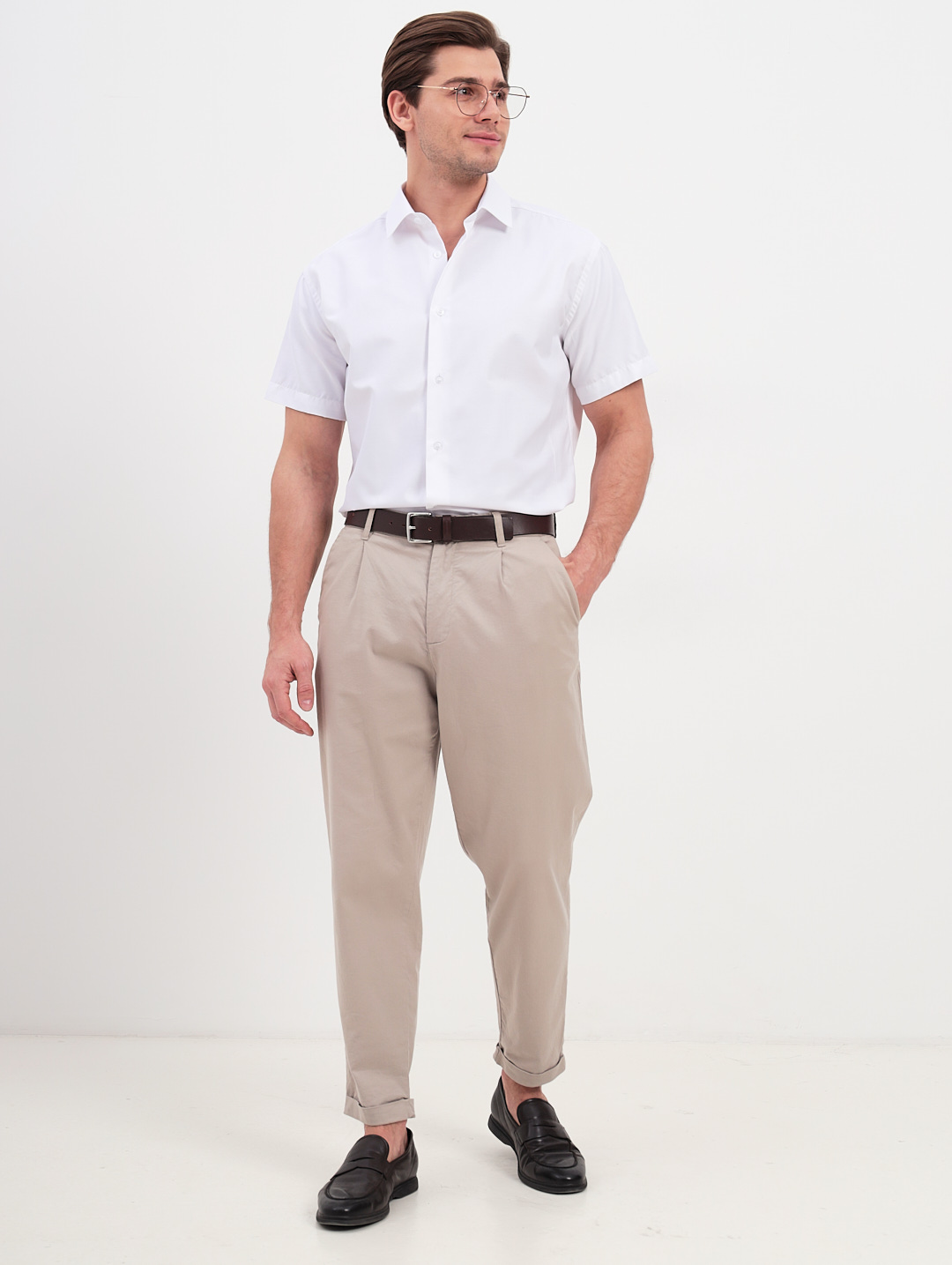 100/201/2951/Z Сорочка мужская короткий рукав