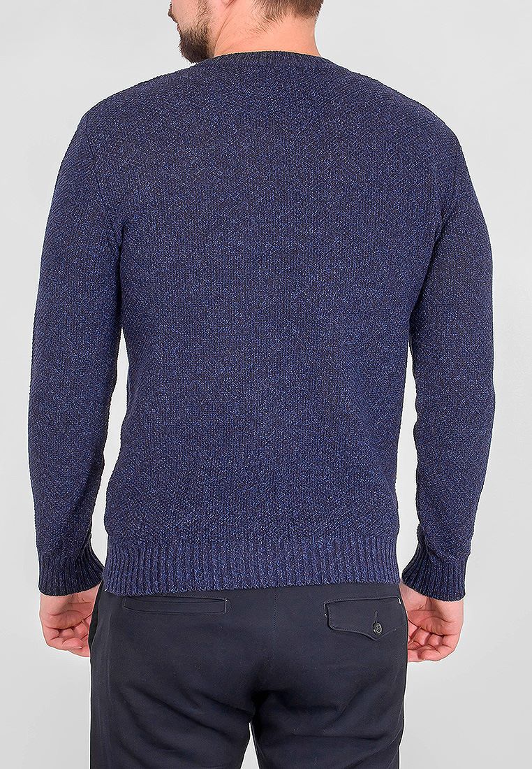 G121-12-букле (синий м.) Джемпер мужской