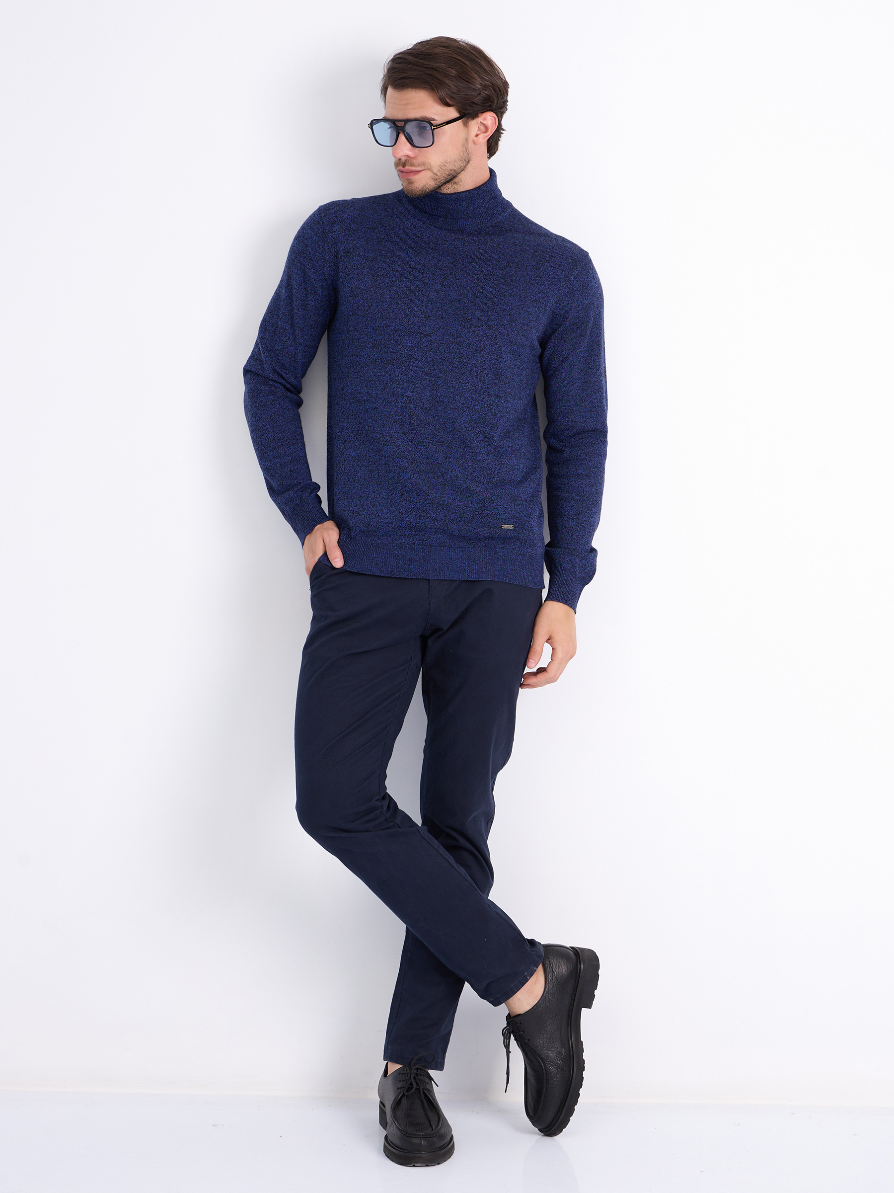 G123-DA531 синий/голубой Джемпер мужской