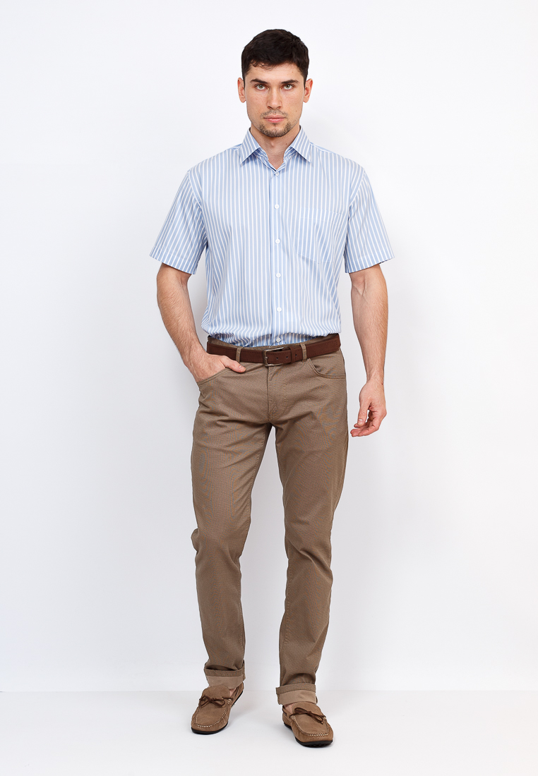 Gb221/307/100/Z STRETCH Сорочка мужская короткий рукав