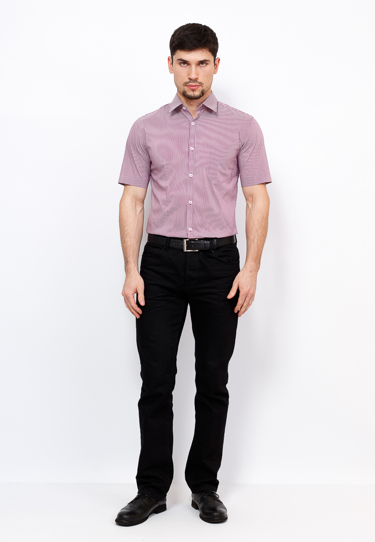 611/307/105/LV STRETCH Сорочка мужская короткий рукав