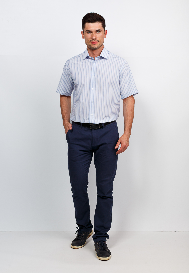 c221/05/286 Сорочка мужская короткий рукав (в упаковке 12 шт)