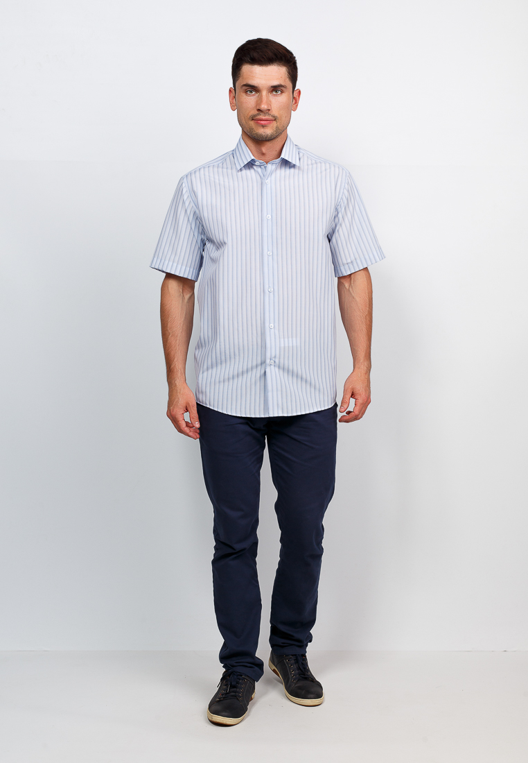 c221/05/286 Сорочка мужская короткий рукав (в упаковке 12 шт)