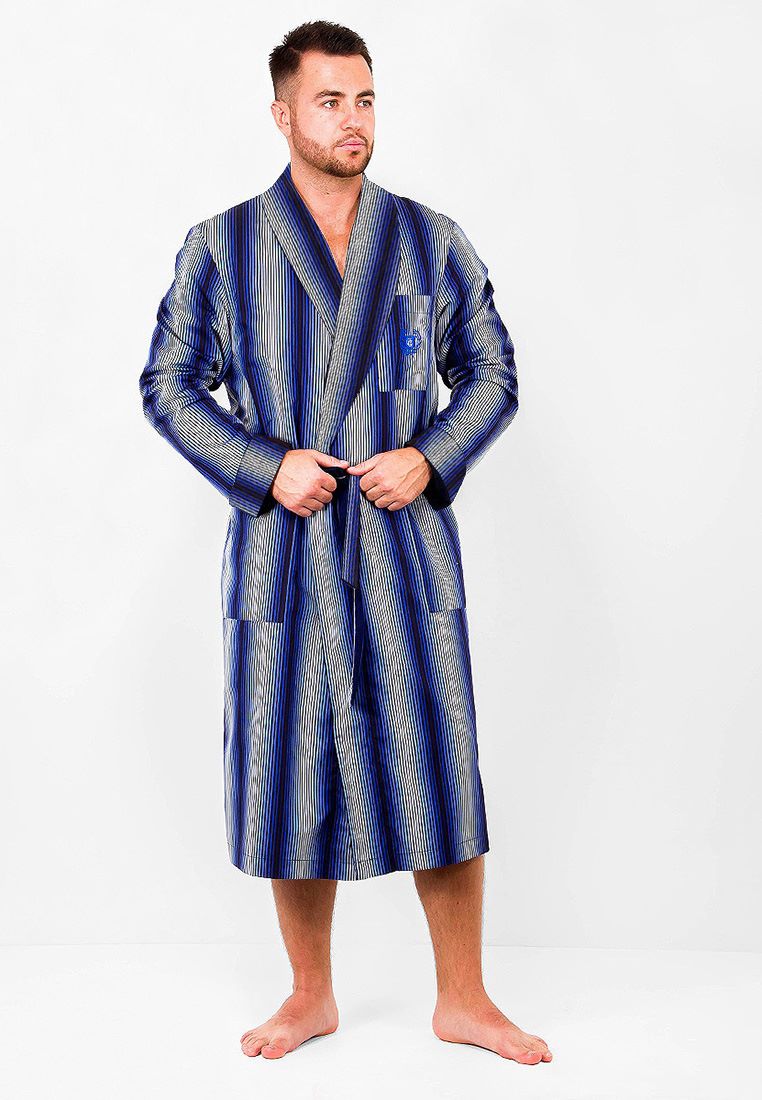 GHL-524-00-синий Халат муж.