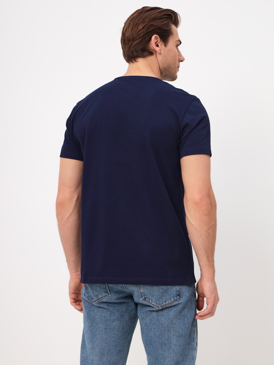 G145-PO4T-SA5105 (синий) Футболка мужская короткий рукав