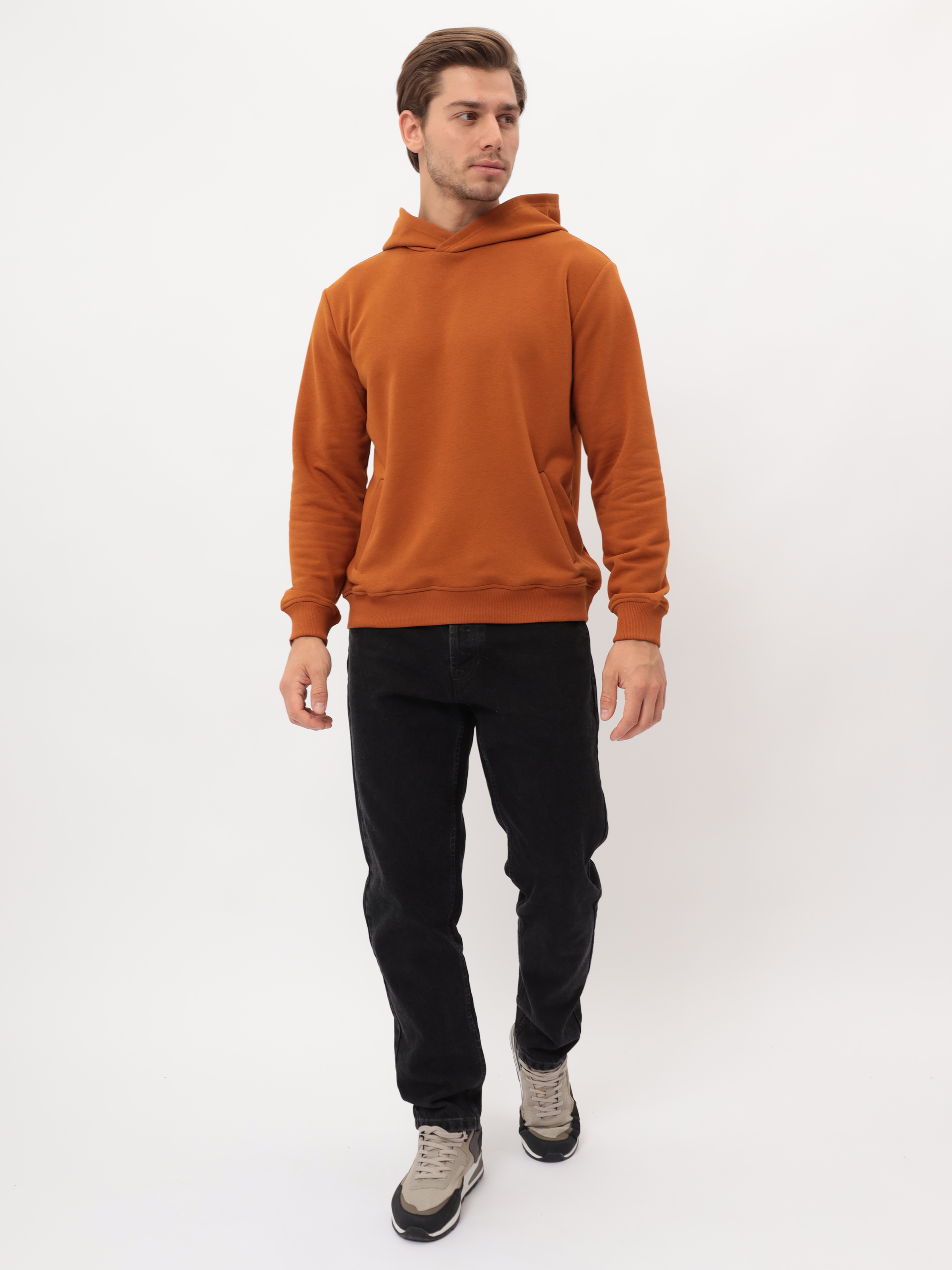 G173-OZ03-35_R (терракот) Худи мужское