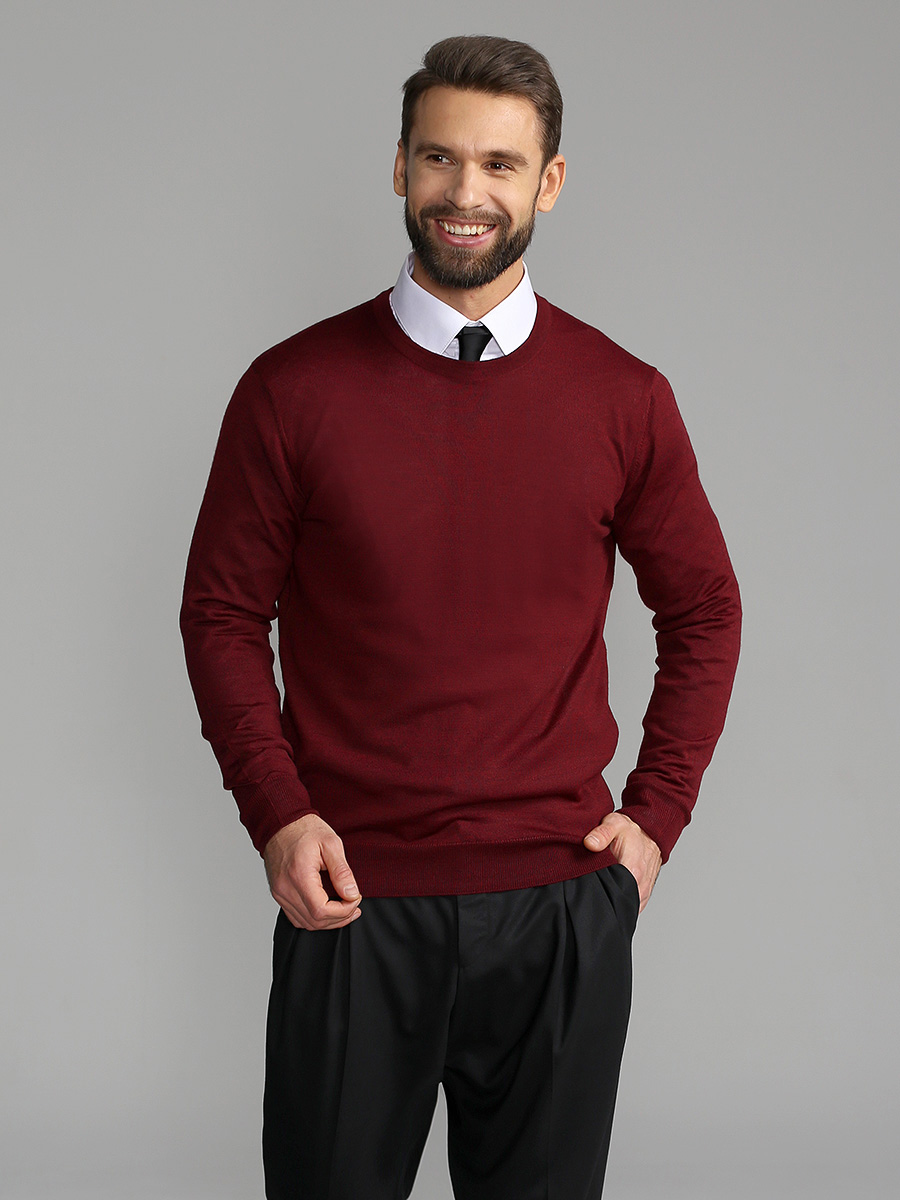 G121-EV (бордо) Джемпер мужской