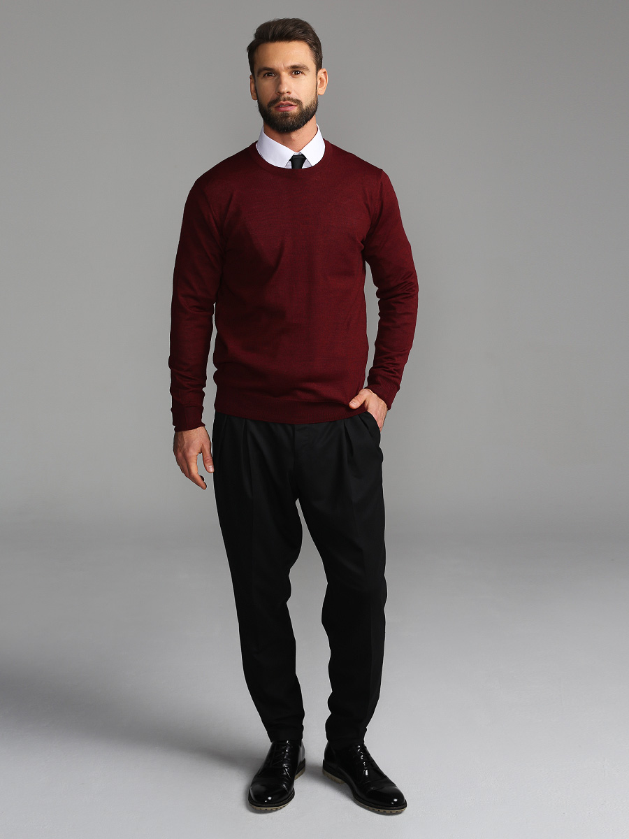 G121-EV (бордо) Джемпер мужской