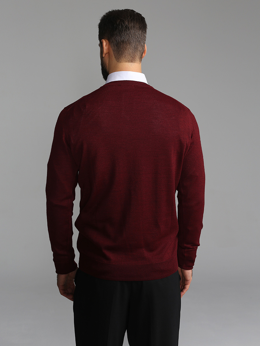 G121-EV (бордо) Джемпер мужской