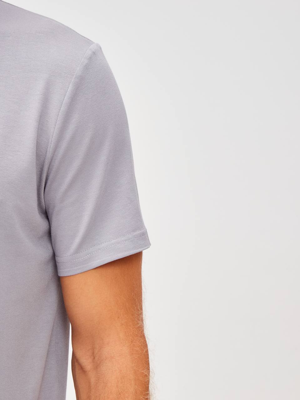 G145-V-92091 (серый) Футболка мужская короткий рукав