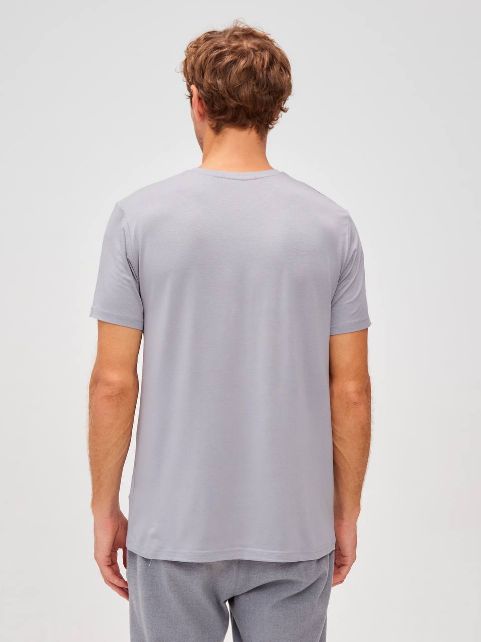 G145-V-92091 (серый) Футболка мужская короткий рукав