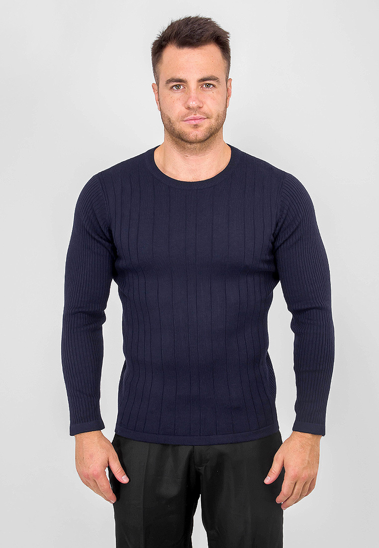 G121-12-лапша D1 (син./малина) Джемпер мужской