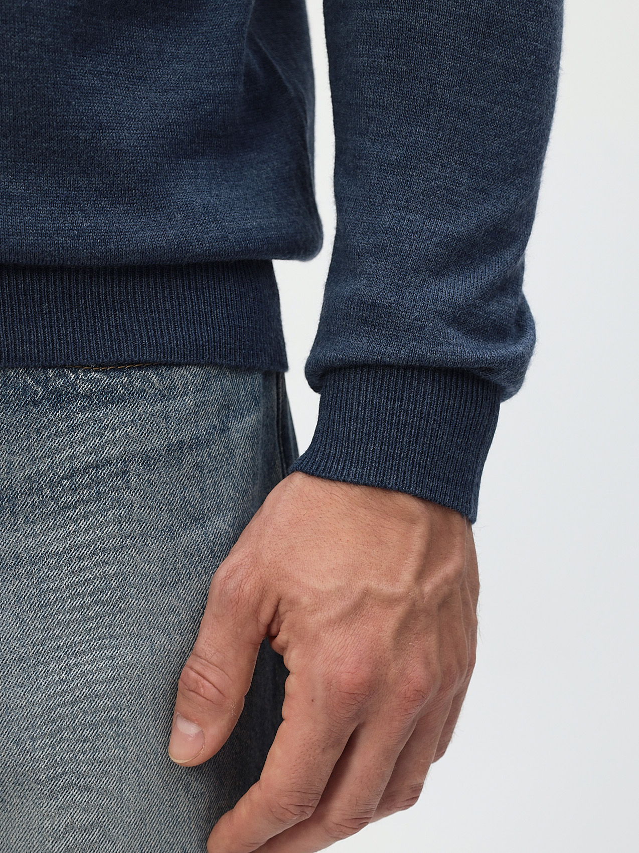 G121-CT 195421 (джинс) Джемпер мужской