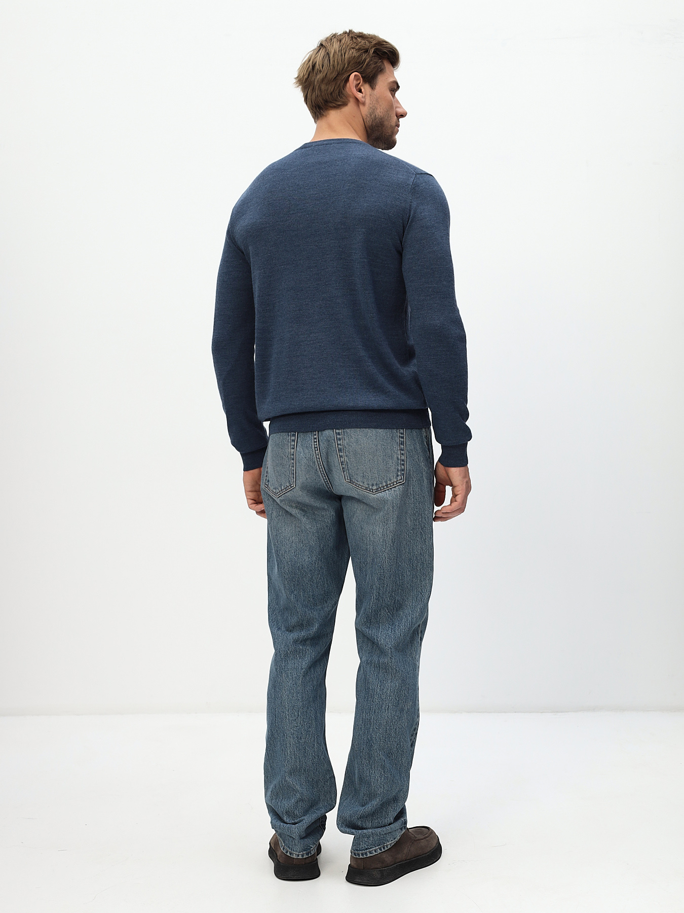 G121-CT 195421 (джинс) Джемпер мужской