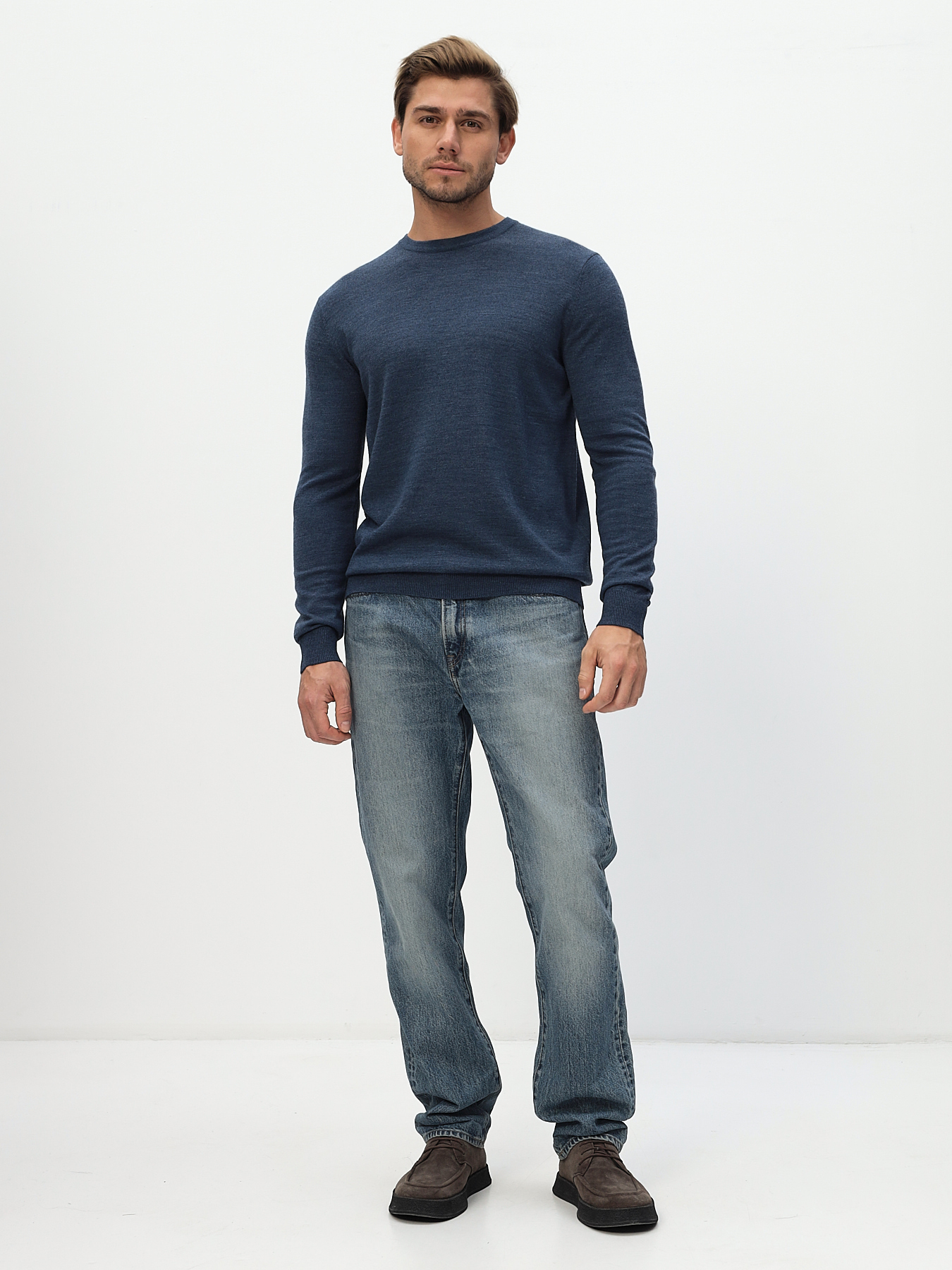 G121-CT 195421 (джинс) Джемпер мужской