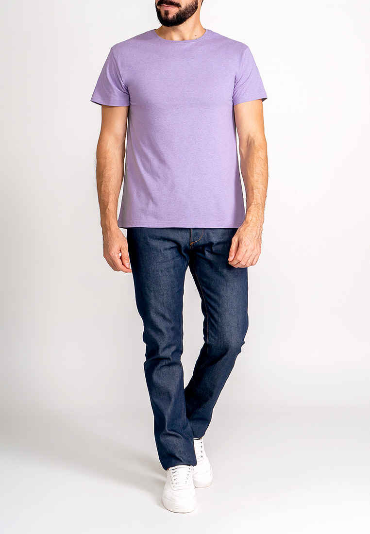 G145-RM-7001_R (сирень м.) Футболка мужская короткий рукав