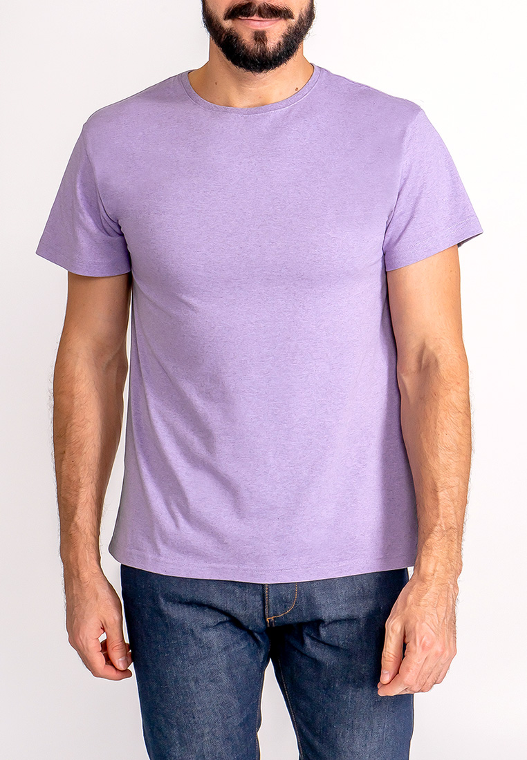 G145-RM-7001_R (сирень м.) Футболка мужская короткий рукав