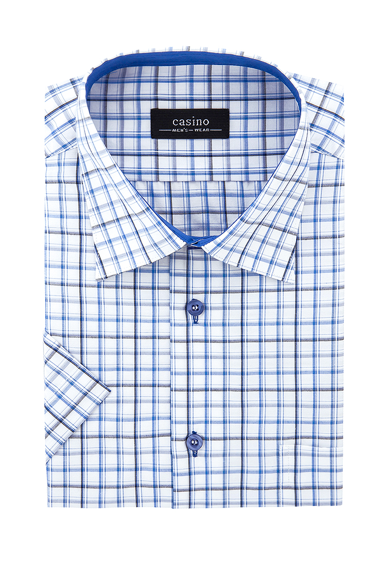 c125/0/451/1 Сорочка мужская короткий рукав (в упаковке 12 шт)