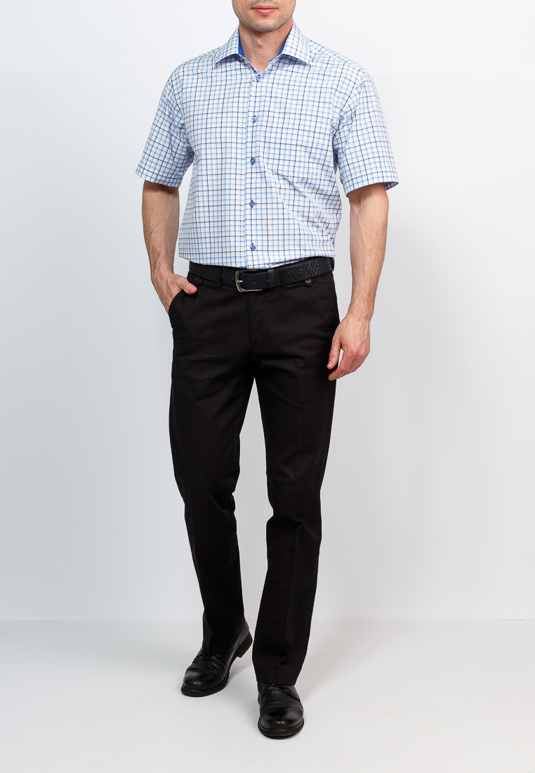 c125/0/451/1 Сорочка мужская короткий рукав (в упаковке 12 шт)