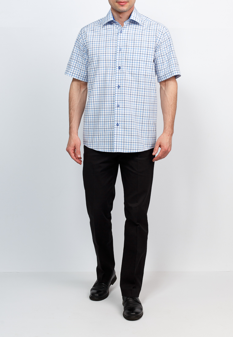 c125/0/451/1 Сорочка мужская короткий рукав (в упаковке 12 шт)