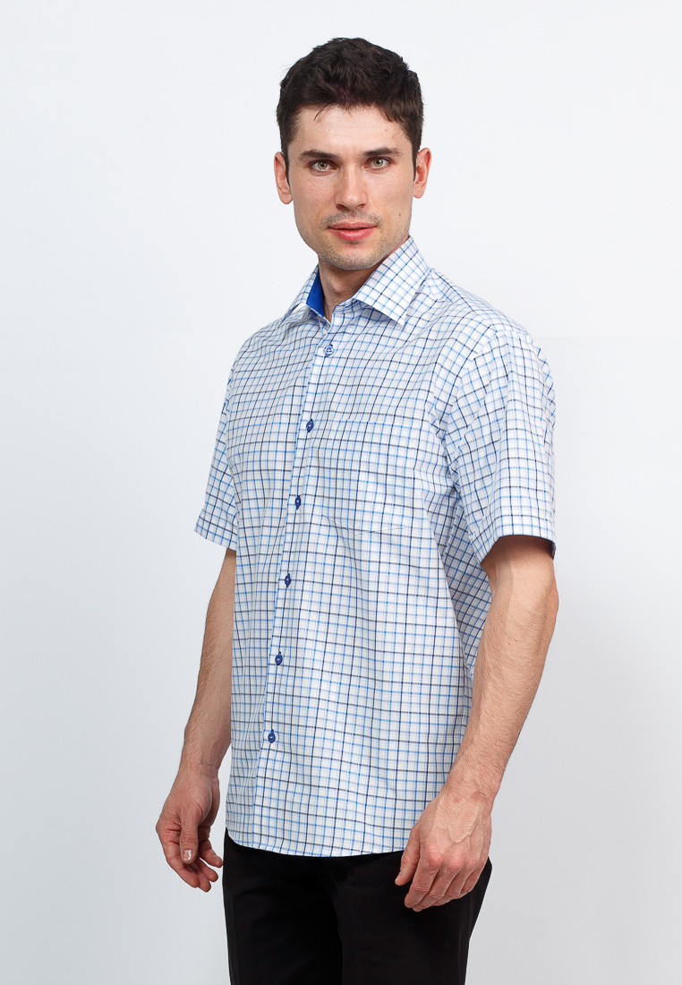 c125/0/451/1 Сорочка мужская короткий рукав (в упаковке 12 шт)