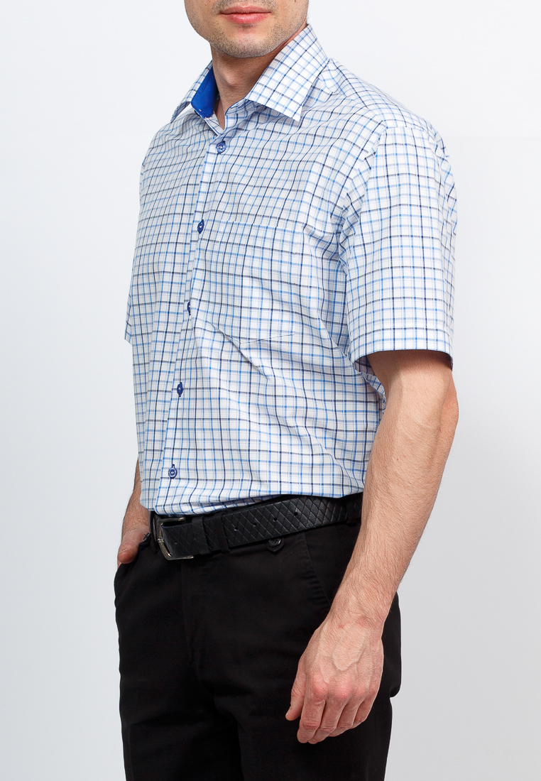 c125/0/451/1 Сорочка мужская короткий рукав (в упаковке 12 шт)