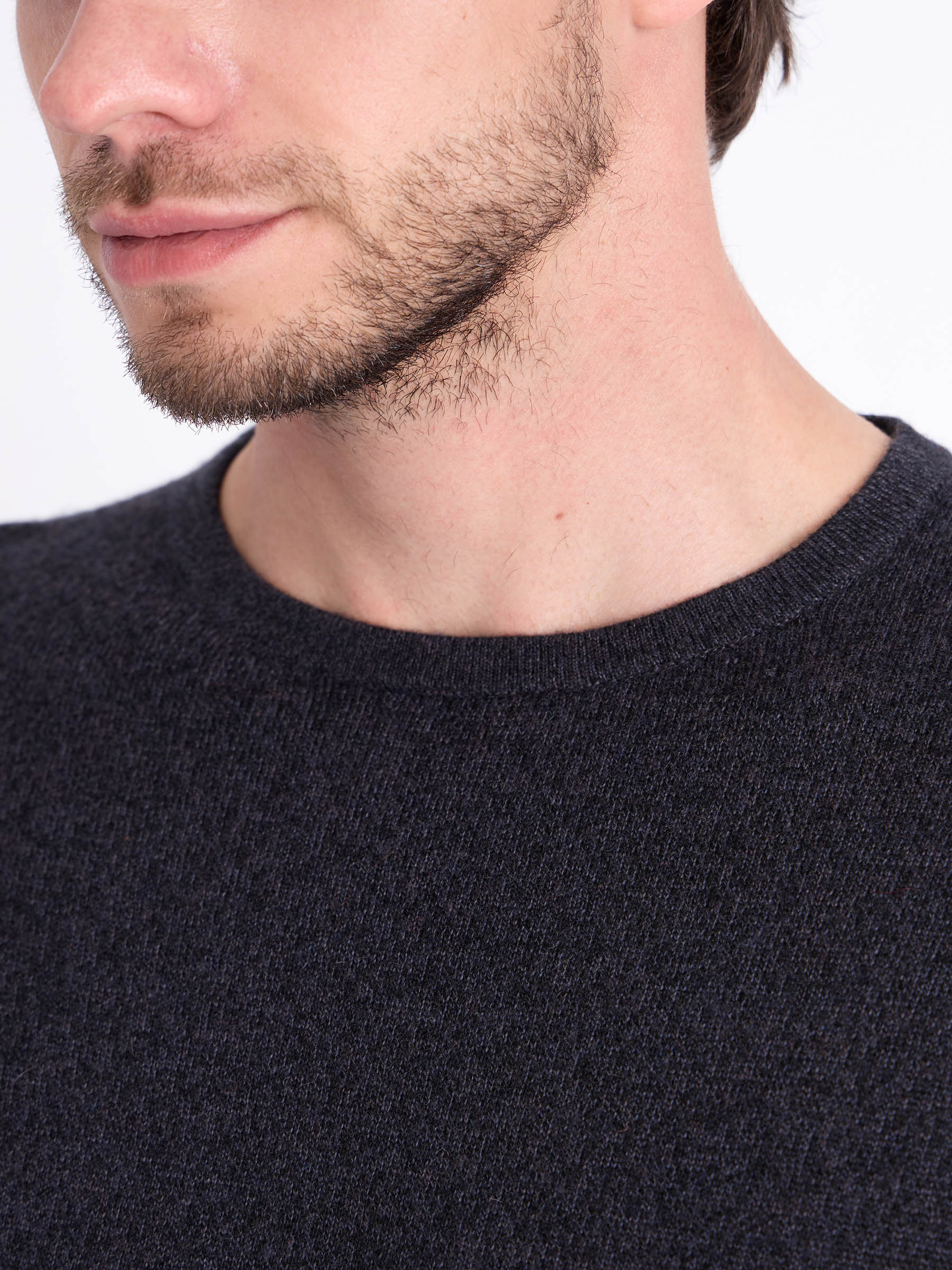 G121-DA601 серый/черный Джемпер мужской